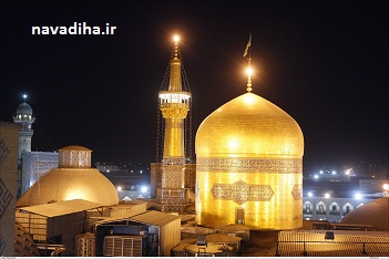 خواننده معروف در حرم امام رضا (ع)